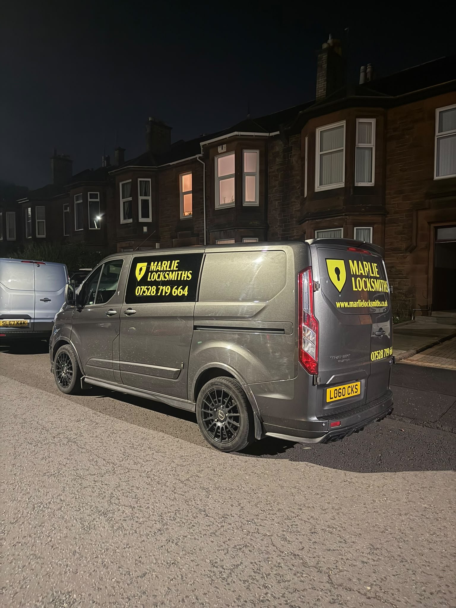 Mobile locksmith providing out-of-hours 24-hour emergency lock opening services in Kilmarnock
